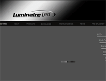 Tablet Screenshot of luminaireled.net